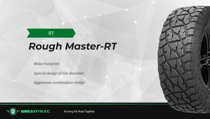 GREENTRAC RT Tires as Rough Master-RT